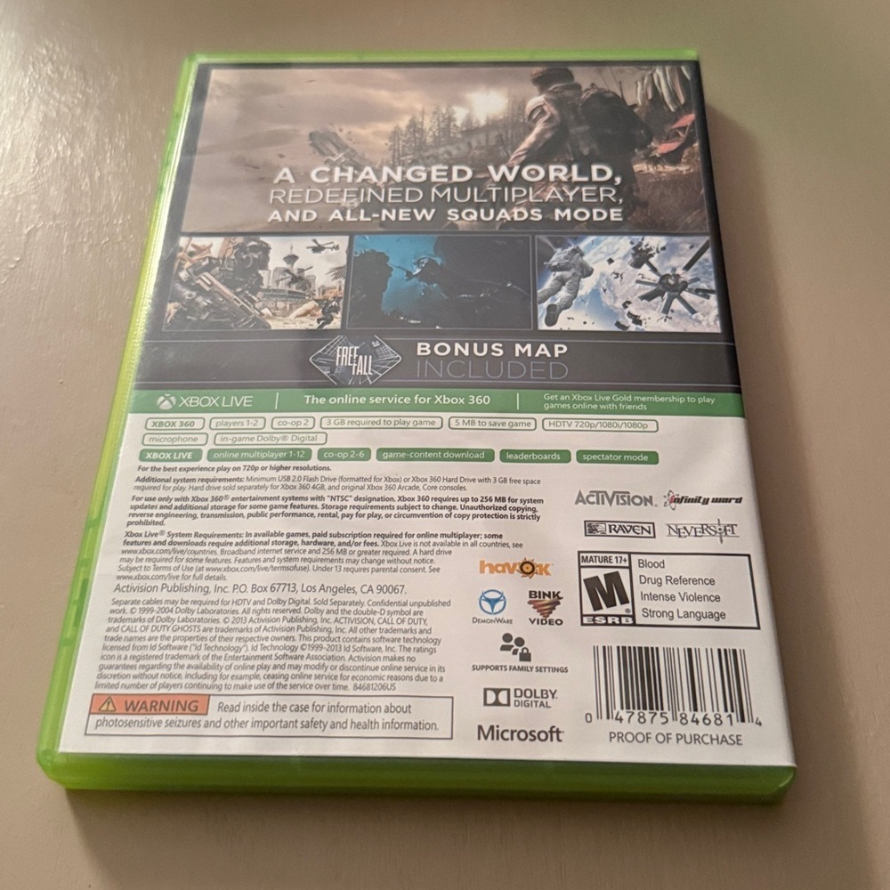 Call of Duty Ghosts | XBOX 360 | Vintage Video Game - Picture 4 of 4